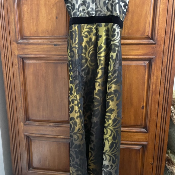 Vtg Cachet Strapless empire waist gown - Picture 4 of 12